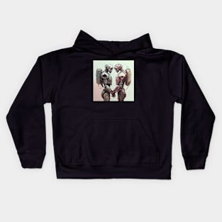 Love Robots Kids Hoodie